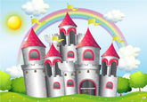 Princess Castle Backdrop Banner - 2m H x 2.6m W